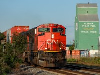 Calgary to Vancouver Q 14351 28 highballs through Spruce Grove, Alberta