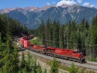 CPKC 112-22 has just departed the siding at Ottertail, where they met CPKC 101.