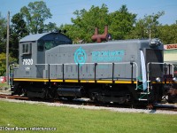 GIO Rail had the LDSX SW900 7920 on this display in Port Colborne for Canal Days. 