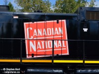 Interesting times continue for photographers, as CN has brought out yet another "heritage" scheme for a locomotive. This time, they've brought back the 1923 Canadian National Railways logo introduced after the Company absorbed the Grand Trunk and decided to use their logo for inspiration. According to my research, and CN official sources, this logo was used for 20 years. Fitting to do this after 100 years, and let's hope more may be coming. Note the 'business train' had these logos a few weeks ago too but in small like the IPO stickers. 