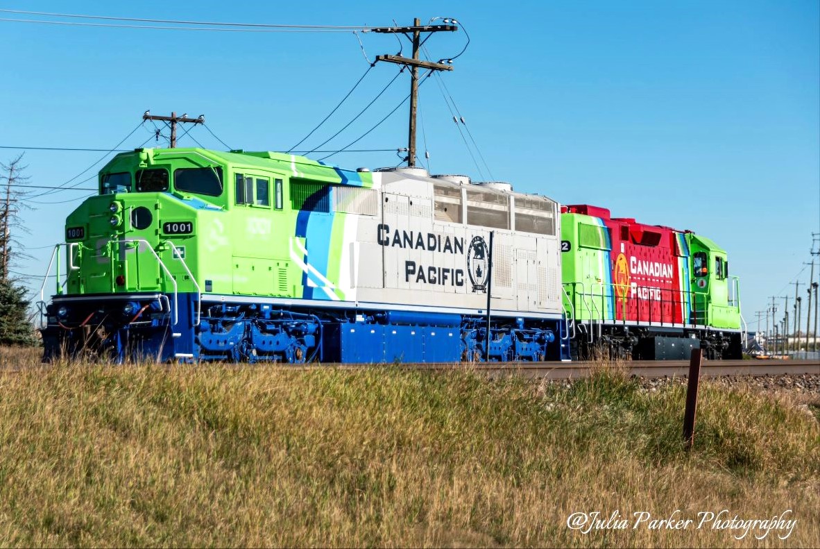 Just driving by Ogden and saw these two CP Hydrogen Fuel test units just about to duck back into the yard.
