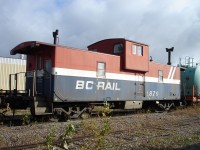 <b> BCOL 1879 </b> <br>
BCOL 1879 is a long way from home at the CN Work Equipment Repair Facility yard in Transcona, MB. At this point in its life, it has been relegated to Engineering work train service. <br>
