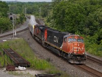 Double header CN 5675 & CN 8956 is the consist for this P276 heading through the infamous Bayview Junction delivering the 7th VIA Venture trainset from Siemens Mobility in California to VIA MMC.