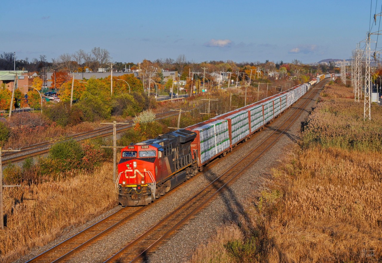 On November 4, 2023, CN 369 passes Cedar Park with a gevo: nothing very particular...