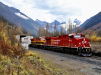 After hearing the train working upgrade for over 20 minutes, CPKC 101-13 blasts out of the 9.11 Mile long Mount Macdonald Tunnel after conquering Rogers Pass.  