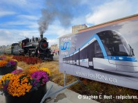 In 2015 Waterloo Central ran #9 under steam to the Waterloo Cenotaph to provide shelter for folks who would need it (it was for veterans especially and their families). I posted a <a href=http://www.railpictures.ca/?attachment_id=26887 target=_blank>couple photos</a> and this one of the <a href=http://www.railpictures.ca/?attachment_id=31207 target=_blank> cadets in formation whom all would be too young to remember</a>, yet today, like then,  is about these young folks learning more about what happened especially from those who may have lived through it. I would have hoped #9 ran again downtown, but it hasn't happened again and I doubt it ever will.

