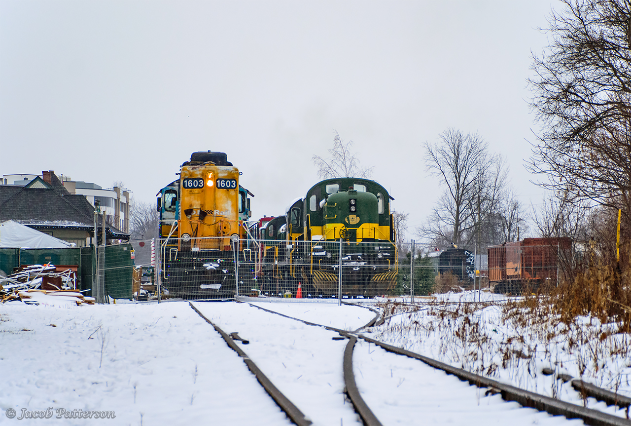 While patrons of the York Durham Heritage Railway's Christmas train board from a candy cane covered platform, a dismal scene lies just north of the train on the remains of the Uxbridge Sub.  Fencing across the yard tracks to protect equipment from vandals, a deadline of ALCO locomotives, and in the distance at right, passenger cars being scrapped.  What was likely the final day of operations for the YDHR took place on Saturday, December 23, 2023, with news of their impending shutdown and pending relocation breaking days earlier via their Facebook page on December 21 from the Board of Directors.  The statement reading, “It is with a very heavy heart we announce our tenure in Uxbridge is coming to an end on May 31, 2024."A number of factors appear to have led to this outcome, becoming very convoluted with various statements from both the town of Uxbridge and the railway, however some things are clear.  The charitable organization switched from a largely volunteer basis to numerous paid positions over the last few years, totaling 88 part time, and 9 full time employees.  The 2018 charities return (found here) shows a revenue of $1.3 million, with $1.1 million in expenditures.  Of this amount, $24,607 was paid for management and administration.  Compare this to the 2022 charities return (found here), which shows a revenue of $2.4 million, and expenditures of $3 million.  Of this total, $351,151 was payment for the 88 part time employees, and $564,335 was payment for the 9 full time employees.  Payment of the full timers was split as follows: 7 employees in the $40,000 - $79,999 range, 1 in the $80,000 - $119,999 range, and lastly, President and CEO, John Perks, in the $160,000 - 199,999 range.  The above compensation totals $915,486, which is 37.2 times what was spent just five years earlier, with a bit less than twice the revenue generated.YDHR has faced scrutiny from the Town of Uxbridge in recent years, culminating in a number of inspections, all finding the railway non-compliant in regards to building permits for tents and stages, violations from the Electrical Safety Authority, local bylaws, and the fire department.  In light of this, the town, who owns the railway station and platform, elected to deny YDHR's lease extension (ending December 31, 2023) unless issues are brought into compliance.  The town has also been engaged in discussion with YDHR regarding the removal of dilapidated passenger cars (4960, 1462, 3209, 3232) which had sat along the north side of the yard since acquisition of the "Boise Budds" and ONR coaches over the last decade.  The issue now stretching over five years resulting in all four coaches being scrapped in recent weeks.  As for the rail line itself, the Uxbridge Sub is owned by Metrolinx, and leased to Uxbridge on a monthly basis, in turn subleased to YDHR.  Uxbridge has given the railway notice, ending their use of the line effective January 31, 2024.

Further news article can be found below:
Dec. 14: Station lease
Dec. 20: Ongoing Issues
Dec. 22: Statements from both parties
Dec. 22: End of YDHR


Better times on the YDHR:
Arrival of locomotives, 1996 by Keith Hansen
RS3 in the evening light, 2007 by Wayne Shaw
A fall morning at Uxbridge, 2010 by Thomas Blampied
Thanksgiving doubleheader, 2018 by Thomas Blampied
Budds and ALCOs, 2019 by Jacob Patterson