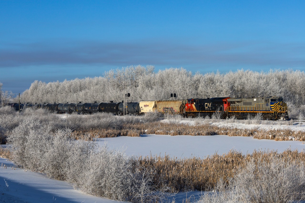 A 40251 30 rolls through Uncas on a beautiful December morning.