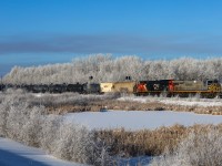 A 40251 30 rolls through Uncas on a beautiful December morning. 