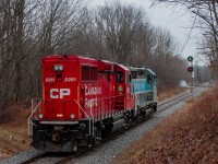 Another photo of the CPKC G20 in Lennoxville...