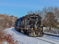 On January 19, 2024, the CN 500 was finally able to leave the port with around thirty wagons.