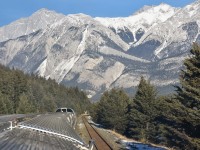 <b> Can the scenery get any better? </b> <br>
Just when you think you have seen the most beautiful scenery of the trip, the train makes another turn and BOOM another great view presents itself. <br>
VIA #2 The Canadian is just 3.5 miles east of Jasper, AB at CN English, AB Mile 232.30 CN Edson Sub. No matter which direction you look you are in awe of the majestic Rocky Mountains, the flowing rivers, and the wildlife grazing along side the tracks. <br>
Not a bad way to spend a week. :-)