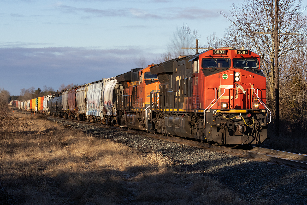 More proof that North America is just one giant power pool. I suspect I've seen more trains in the last month on CP with mixed power(yes, I'm still including KCS as "mixed") that just ed stuff.