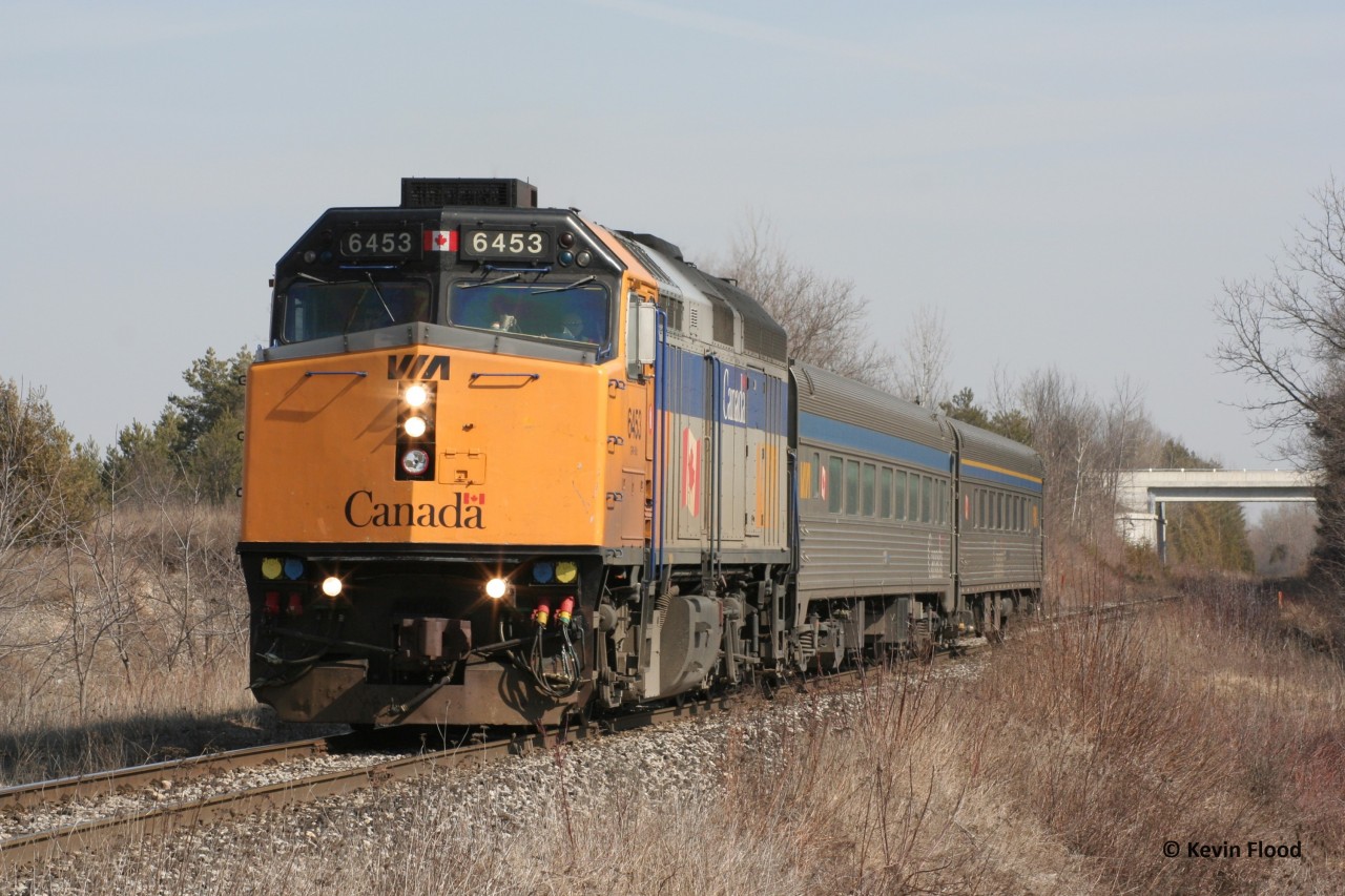 Twelve years ago today, the westbound mid-day VIA – VIA 85 was captured passing through Breslau, ON, just east of Kitchener. Although the VIA looks different, the weather that year was very similar: lacklustre in terms of snow and above-seasonal temperatures most of the time. This was the train that replaced the Toronto – Chicago Amtrak “International”. Obviously, the Amtrak was much more exciting than a 2-car VIA train. Nonetheless, it is a record of the time. I’m not sure how much longer we will be able to see F40PHs and stainless-steel coaches on the Quebec City-Windsor corridor with the new Siemens trainsets coming online.