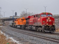 On March 2, 2024, CPKC 322 passed the Rosemont-La-Petite-Patrie area with 8781 and a KCS.