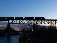 Sunset in the Sound. 