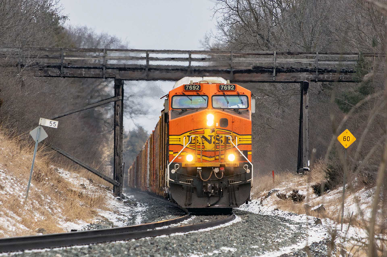 As rare as Feb 29? No. 6 times in the last two weeks CP 137 has been a pure set of BNSF power.