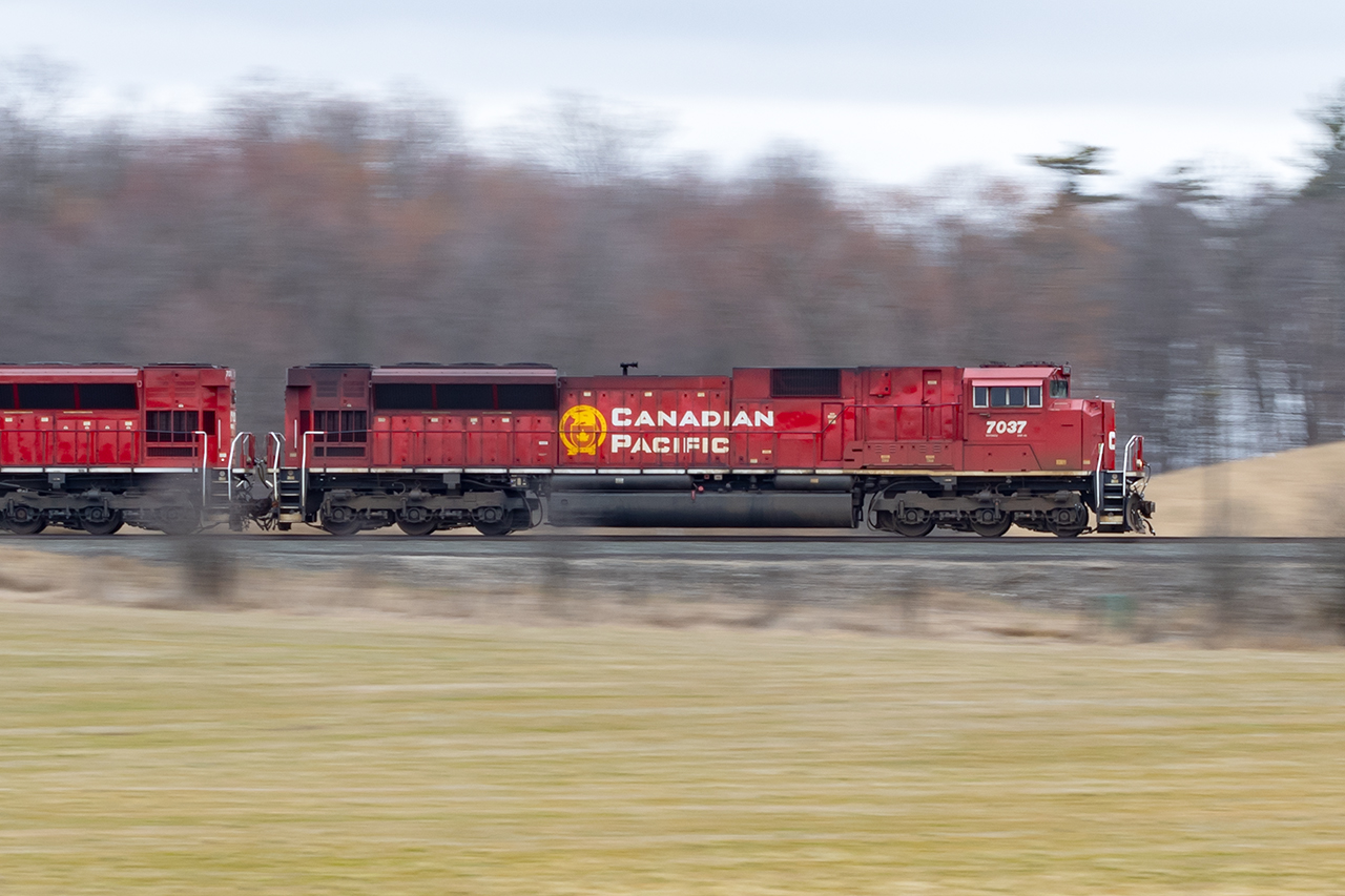 You've really just to enjoy them while you have them. 7037 and 7030 have been paired on London-Welland 238-239 for a couple of weeks. CP power control can be kind after all.