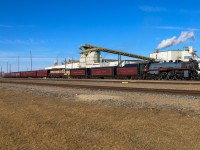 CP 2816 shoves into the South Edmonton Yard after another successful break in run from Calgary. 