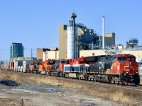 I call this one, the consolation prize. After somehow missing both BC Rail and EJE heritage units leading trains the previous day in the Niagara region  I had to settle for catching them both together on train 422 as I heads back to Toronto yard. 