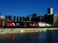 CN 500 is leaving Ardent Mills with six grain empties.