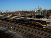 VIA 902 leads VIA 69 as it approaches Turcot Ouest.