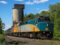 VIA No. 2 gets underway out of Washago on a beautiful summer afternoon. 