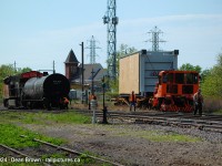 Is CN 562 waiting at Merritton for the track mobile to shove the loaded car to CN on May 13/24 