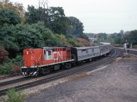 Tempo unit 3153 heading west at Bayview Junction