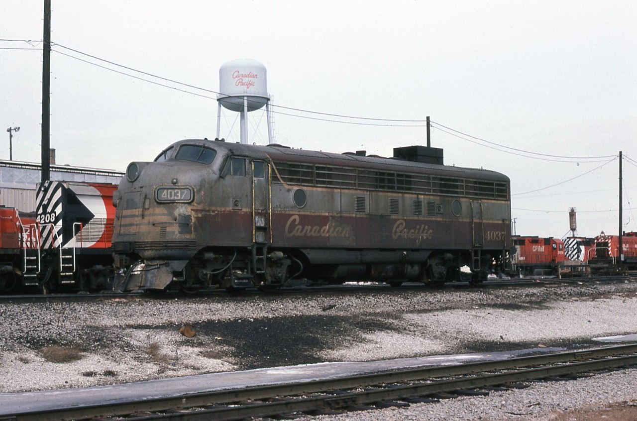CP 4037 looking rode hard at Agincourt Yard