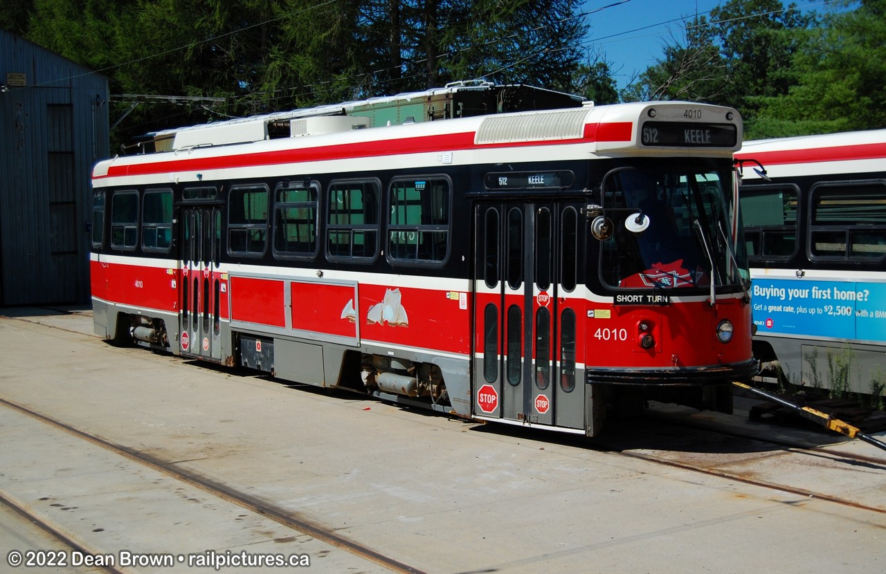 TTC streetcar 4010 at the HCRR