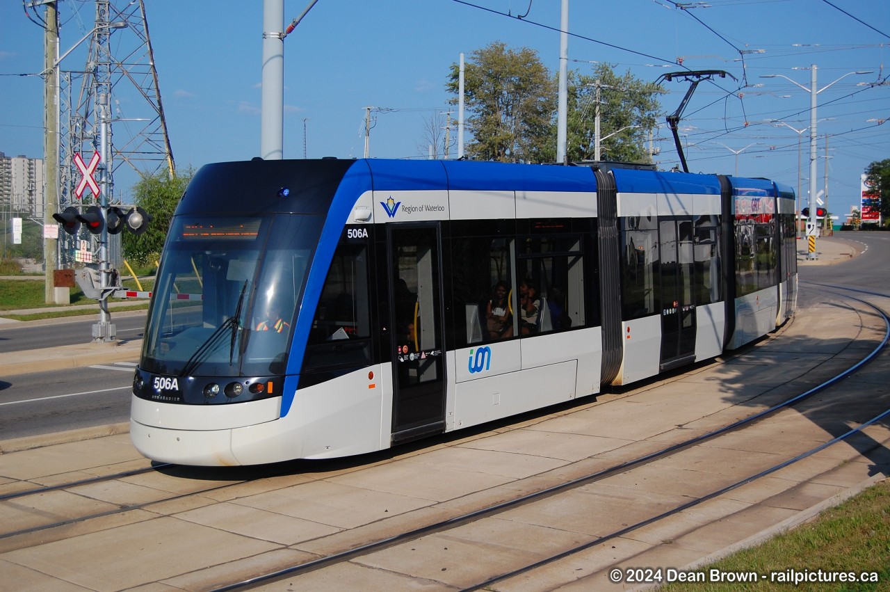 ION 506A at Courtland Ave. in Kitchener, ON.