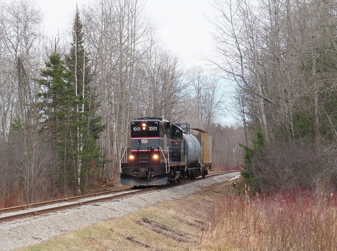 1001 returns to Utopia with two cars as it approaches the 8th line of Essa.