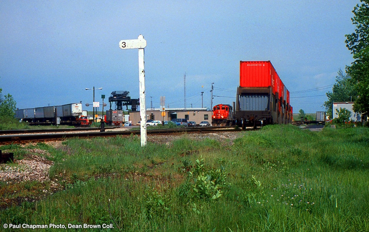 View of Dain City CN/NS Intermodal Yard