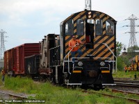 TRRY S-2 7024 is entering the TR Thorold Spur at Merritton as they are heading southbound back to Welland after finishing their work in St Catharines.