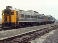 VIA RDC-2 6204 and VIA RDC-1 6111 at Niagara Falls, ON