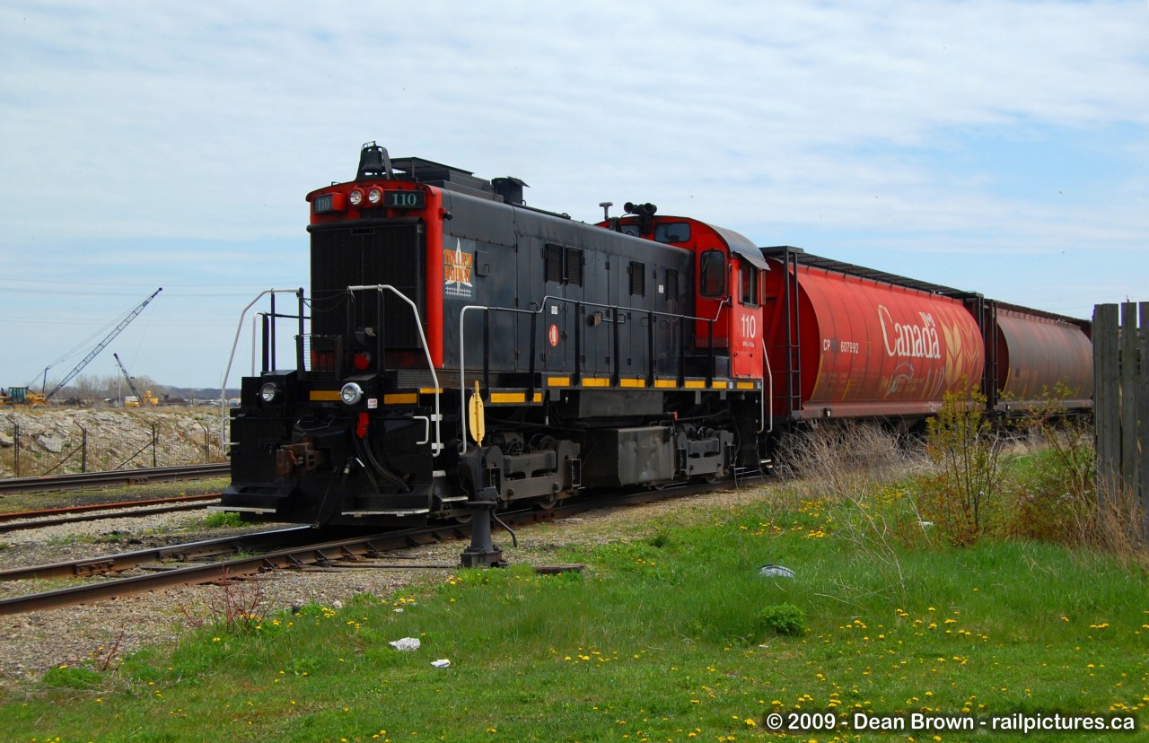TRRY S-13u 110 at the waterfront in Port Colborne.