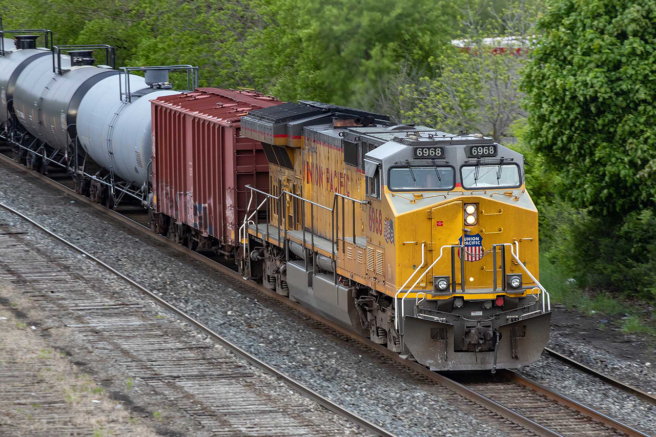 Foreign up front, foreign on the tail of this 528.