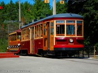 TTC 2894 and TTC 327 wait at Rockwood station.