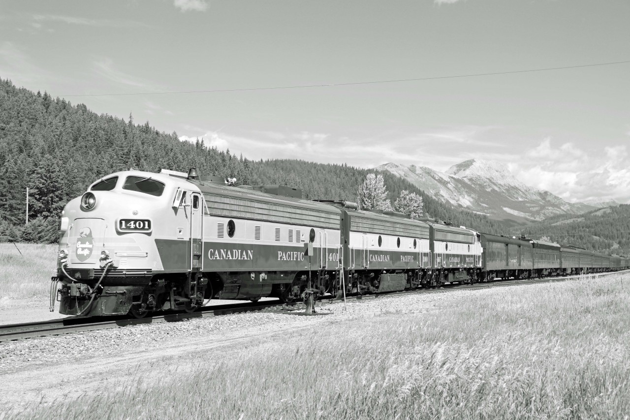 Looking at this photo, you would almost think it was taken in the 1950s...but no, it's CP business train 31B in July 2025! (Can you spot the "tell tale" signs in the photo?)