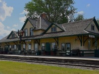 <br>
<br>
The 1912 CNoR Station at Big Valley.
<br>
<br>
June 14, 2025 digital by S.Danko
<br>
<br>


