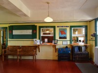 <br>
<br>
Waiting room / ticket wicket(s) 1912 CNoR Big Valley station.
<br>
<br>
June 14, 2025 digital by S.Danko
<br>
<br>
And yes it is possible to board a passenger train at Big Valley.
