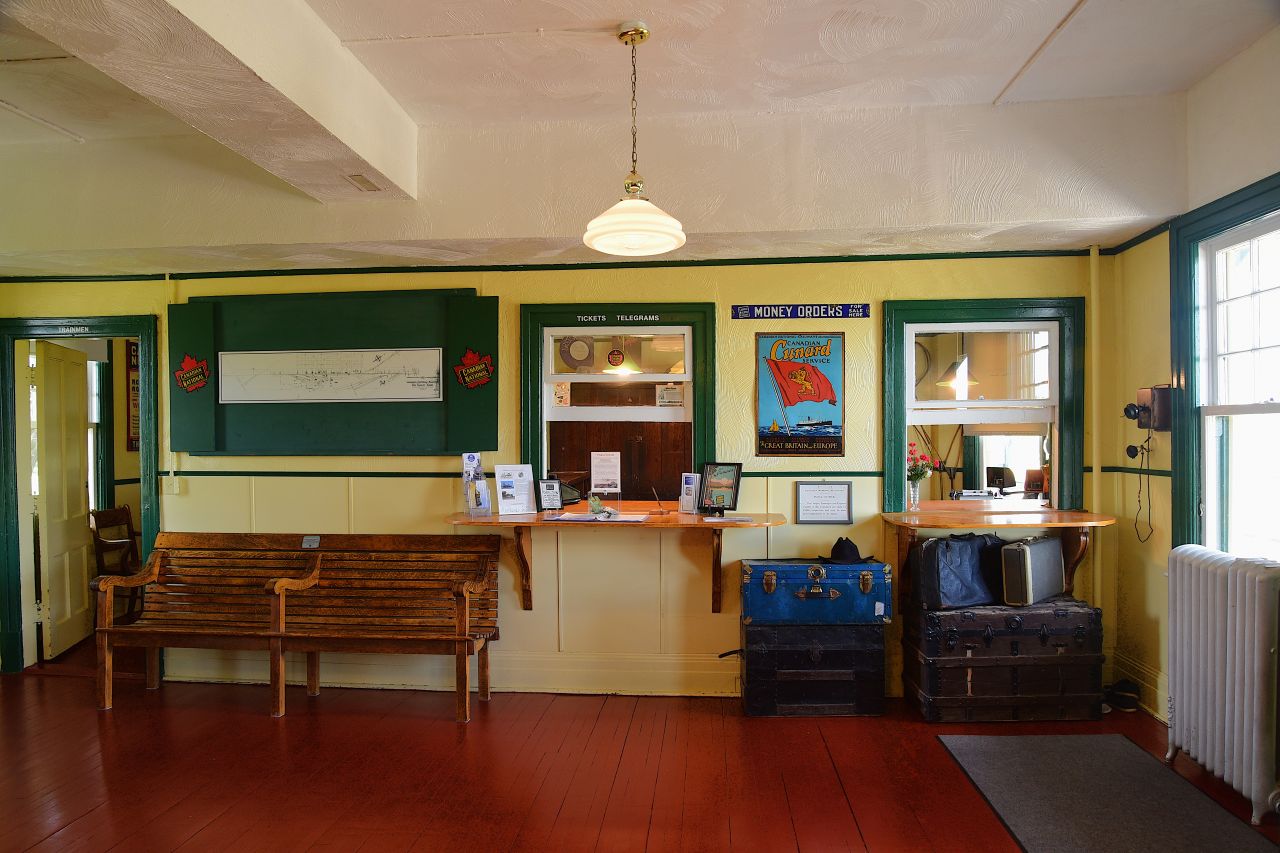 Waiting room / ticket wicket(s) 1912 CNoR Big Valley station.


June 14, 2025 digital by S.Danko


And yes it is possible to board a passenger train at Big Valley.