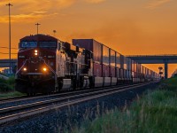 An early morning arrival into the East end of Winnipeg Manitoba
