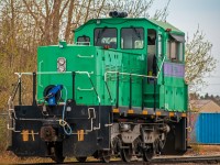Switching tracks while switching cars around the Gerdau Steel Mill in Selkirk Manitoba