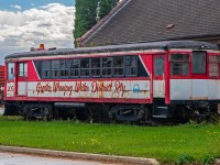 Greater Winnipeg Water District's Brill Railbus built in 1921. Sitting in front of their St. Boniface train station.
Earlier this year it was taken for refurbishment.