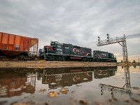 Cando doing their Carman Manitoba run through CN's Fort Rouge yard in Winnipeg