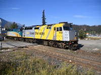 <b> Next stop Jasper </b> <br>
VIA 002 'The Canadian' crosses Hazel Avenue at the west end of CN's Jasper yard and is about to take the turnout onto the station track putting the consist right next to the platform when it comes to a stop. <br>
Today's Canadian would not depart the station in normal fashion due to major reconstruction work by CN at the east end of the yard. VIA 002 would make a reverse movement from the station track, out onto CN's Albreda Sub. to CN Home at Mile 0.5 before proceeding on its journey east. <br>
Pic to follow. :-)