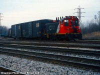 CN 549 with CN SW1200RS 1388 working at Merritton.