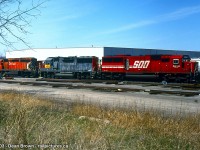 SOO SD60 6050, UP GP60 1972 and CP SD40-2 5625 at Aberdeen Yard
